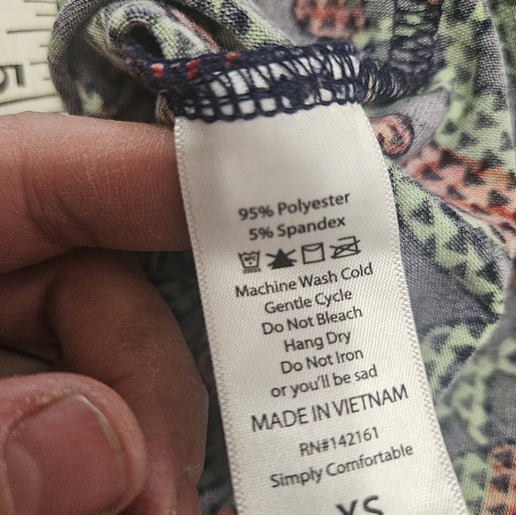 LulaRoe floral Womens shirt in XS - Picture 8 of 8